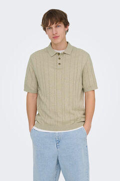 Only & Sons Polo de malha manga curta