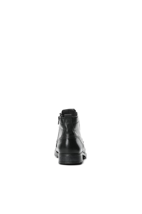 Springfield Leather track sole boot black