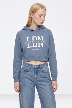 Tiffosi Young Sweatshirt cropped com capuz