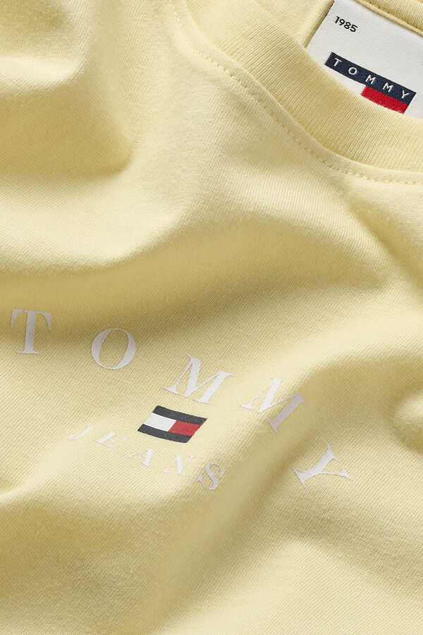 Springfield Camiseta de mujer Tommy Jeans amarillo
