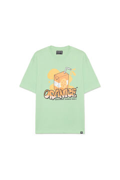 Springfield Camiseta com estampa de suco verde