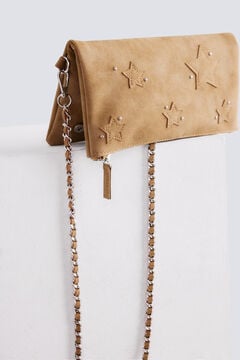 Springfield Faux suede star crossbody
