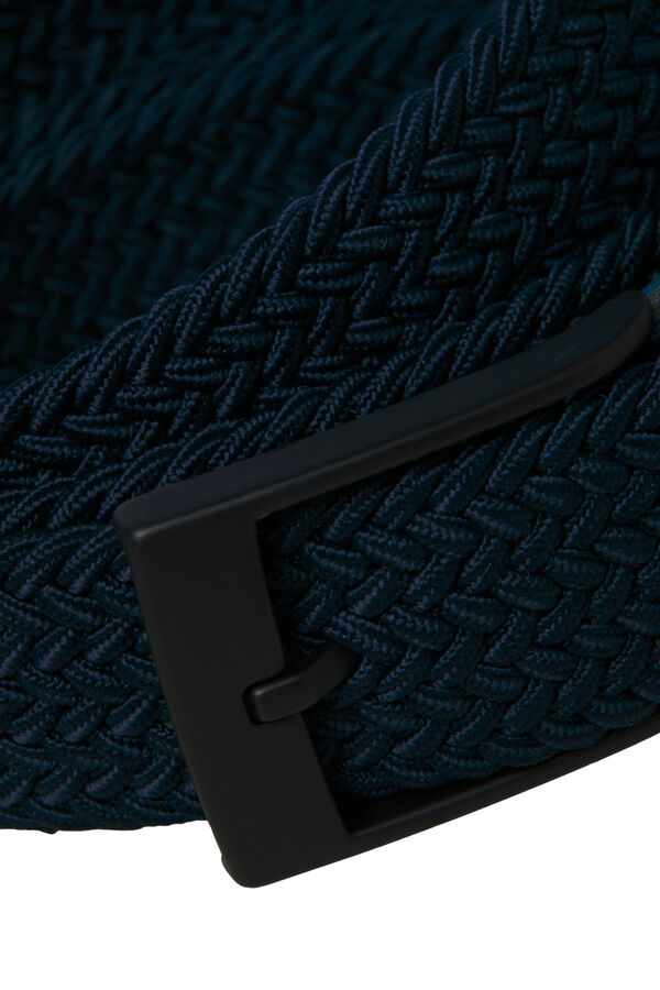 Springfield Woven fabric belt navy