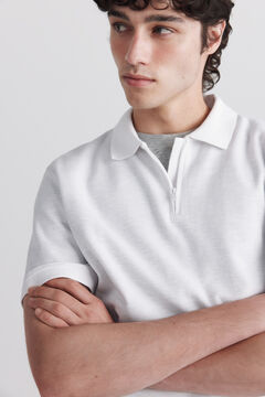 Springfield Zip fastening structure polo shirt
