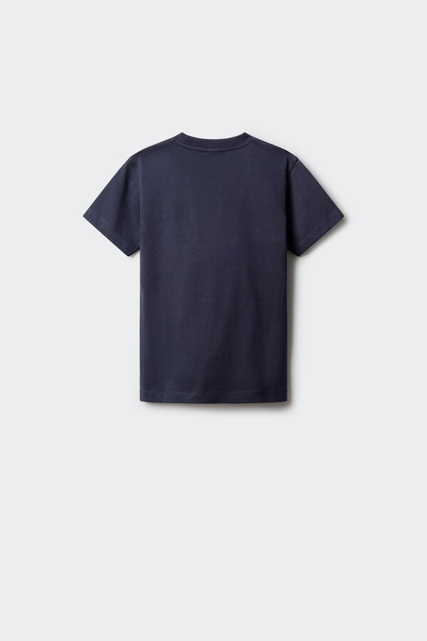 Springfield Kids Dečija kolor blok majica kratkih rukava Plava