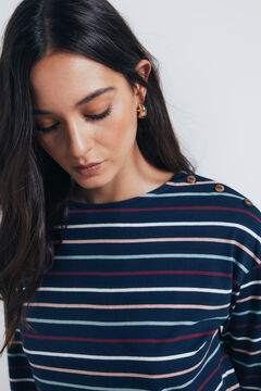 Springfield striped buttons -down shoulder shirt