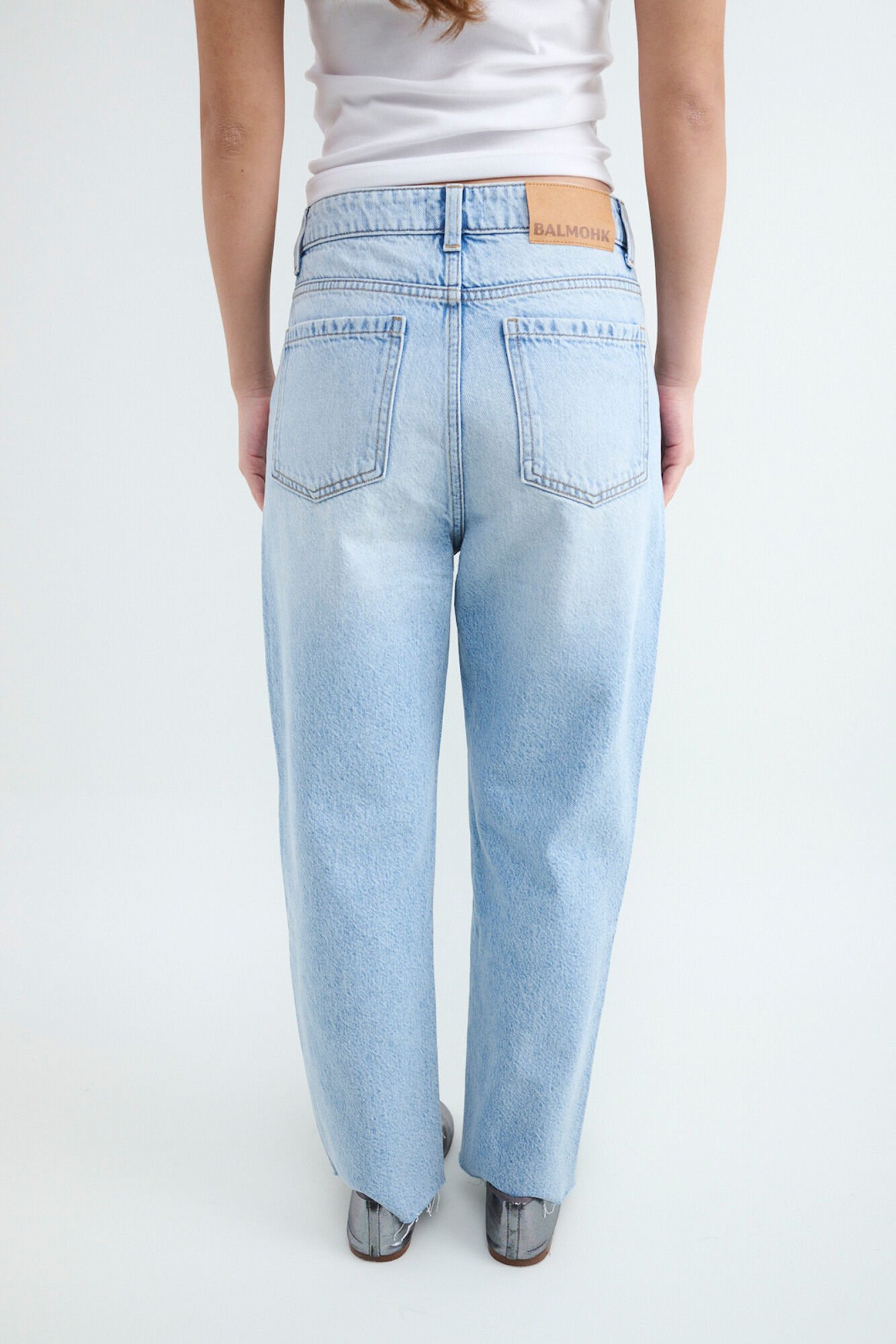 Balmohk Jeans straight cropped