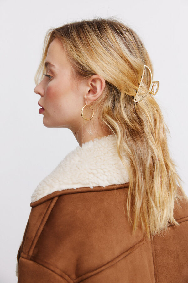 Springfield Pinza met&aacute;lica amarillo