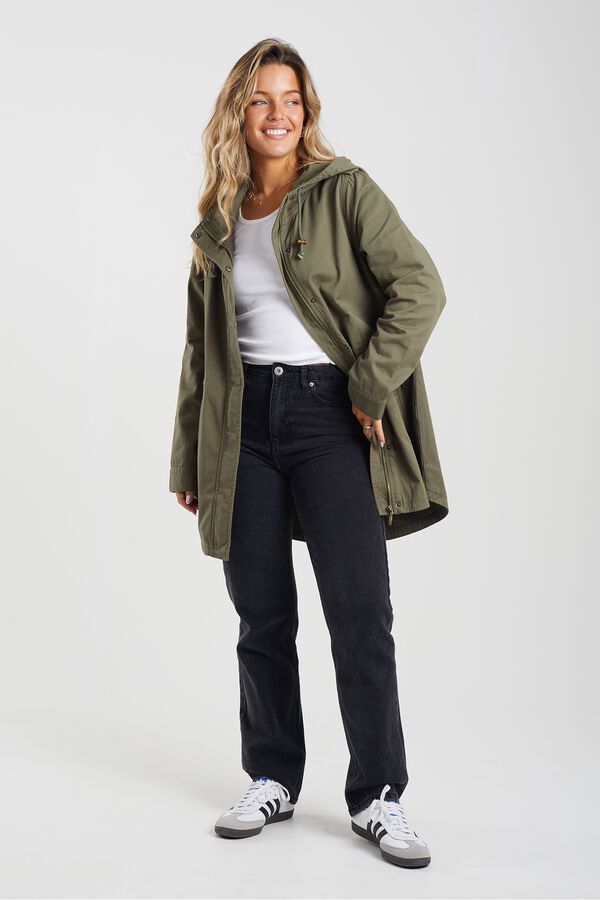 Brave Soul Hooded parka beige
