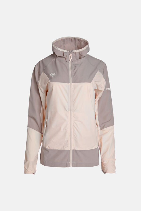 Izas Lightweight hooded jacket pink