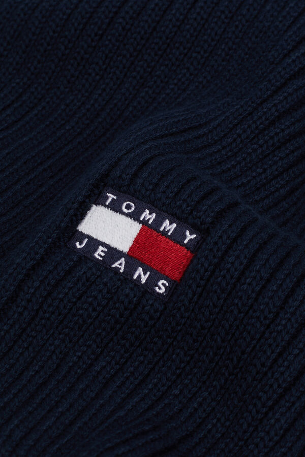 Tommy Jeans Tommy Jeans scarf with flag blue