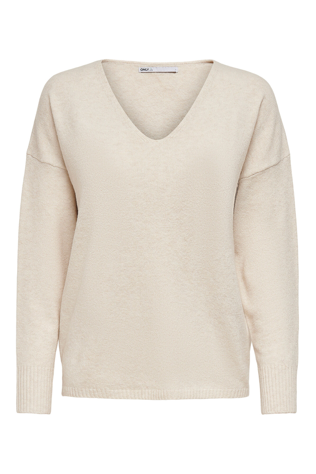 Only Jersey de cuello pico