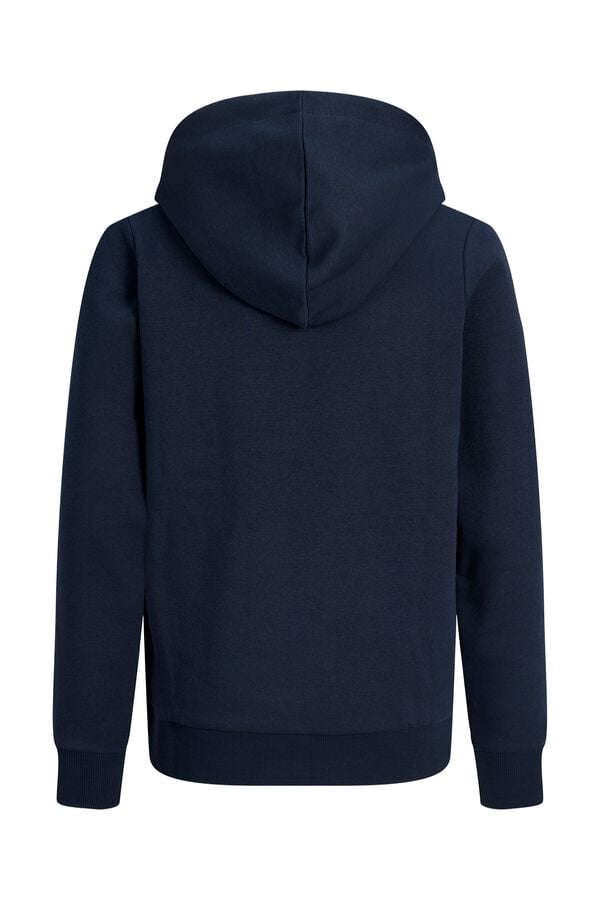 Jack & Jones Junior Sweatshirt regular com capuz azul