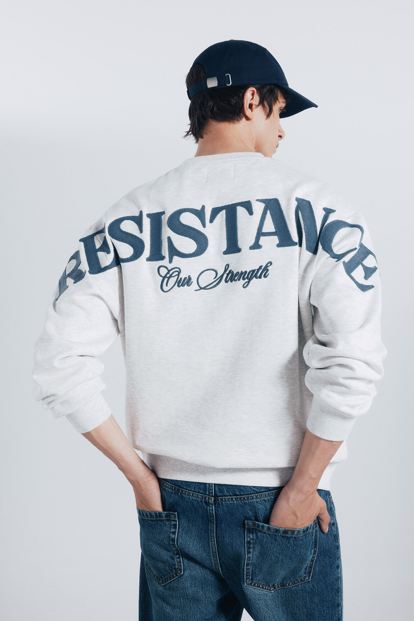 Springfield embroidered sweatshirt back