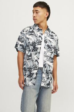 Springfield Camisa havaiana relaxed fit branco