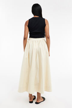 Topshop Falda larga detalle fruncido