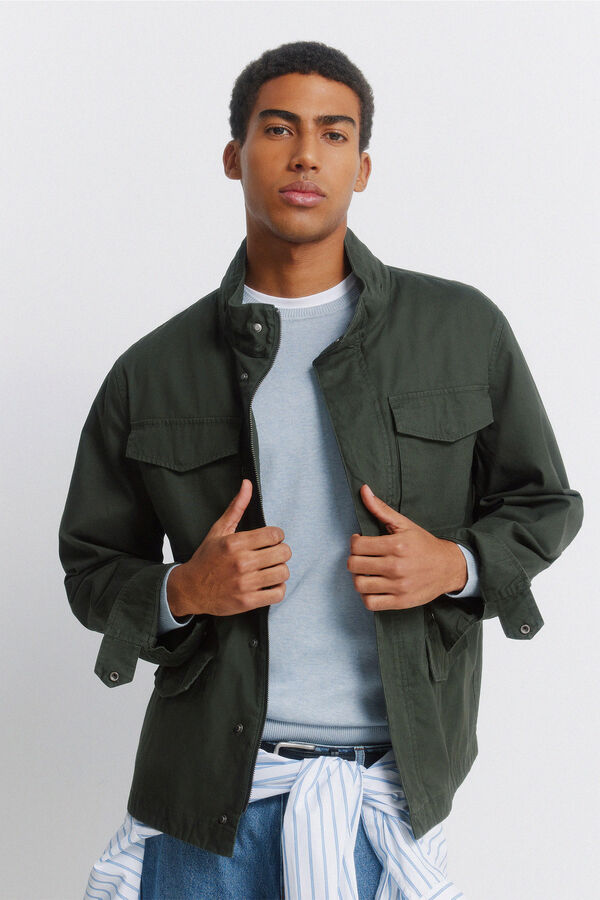 Springfield Cotton parka beige