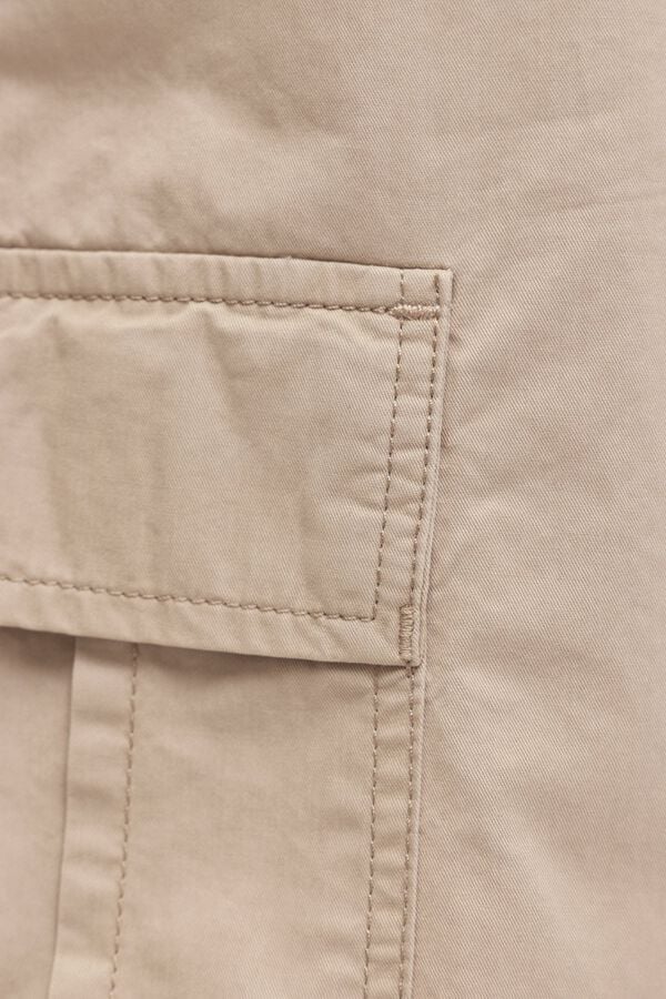 JJ REBEL Relaxed fit cargo Bermuda shorts grey