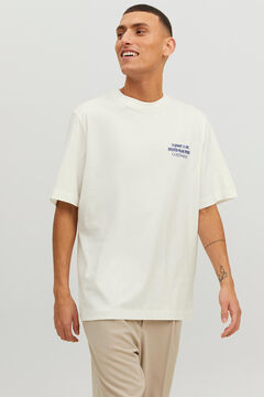Springfield Oversize back print T-shirt white
