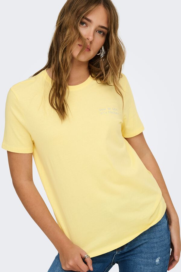 Only Kurzarm-T-Shirt mit Print