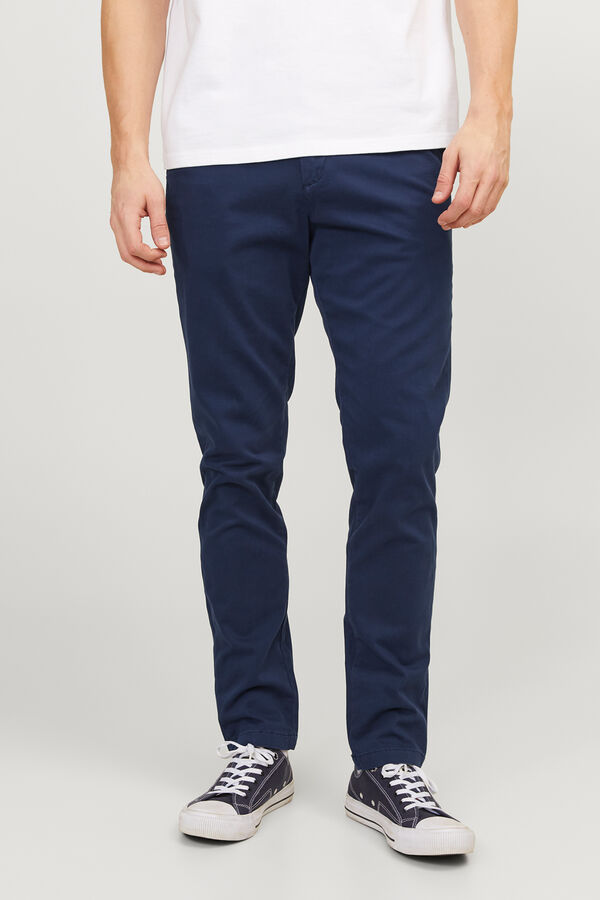 Jack & Jones Cal&ccedil;as chinos slim fit azul