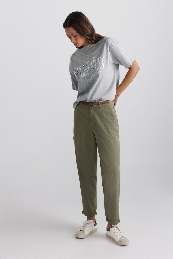 Springfield Chinos with belt beige