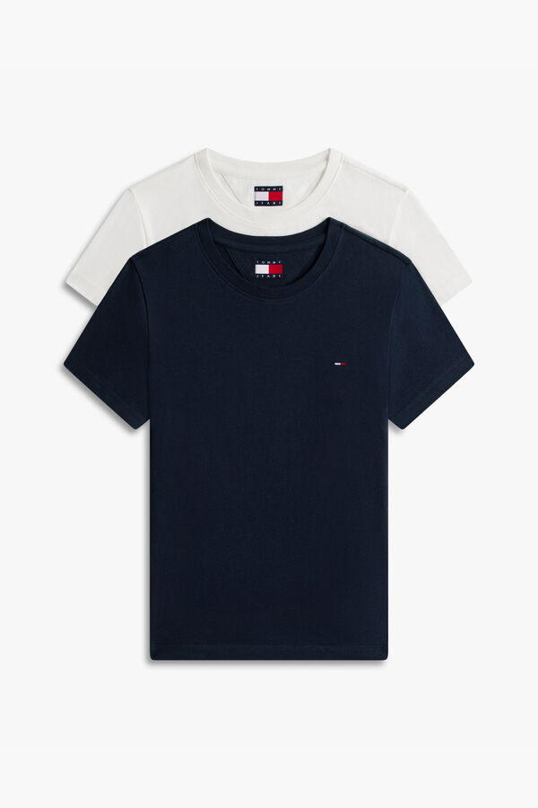 Tommy Jeans Pack of 2 round neck T-shirts printed