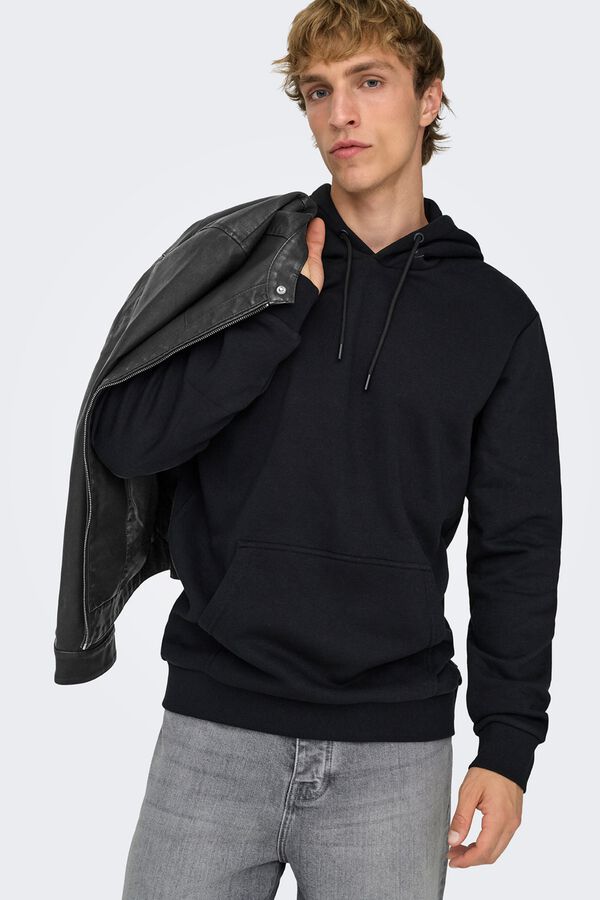 Only & Sons Chaqueta biker negro