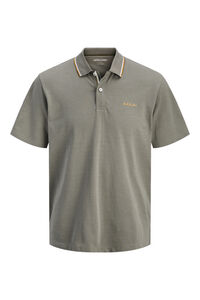 Jack & Jones PLUS Polo piqu&eacute; em algod&atilde;o