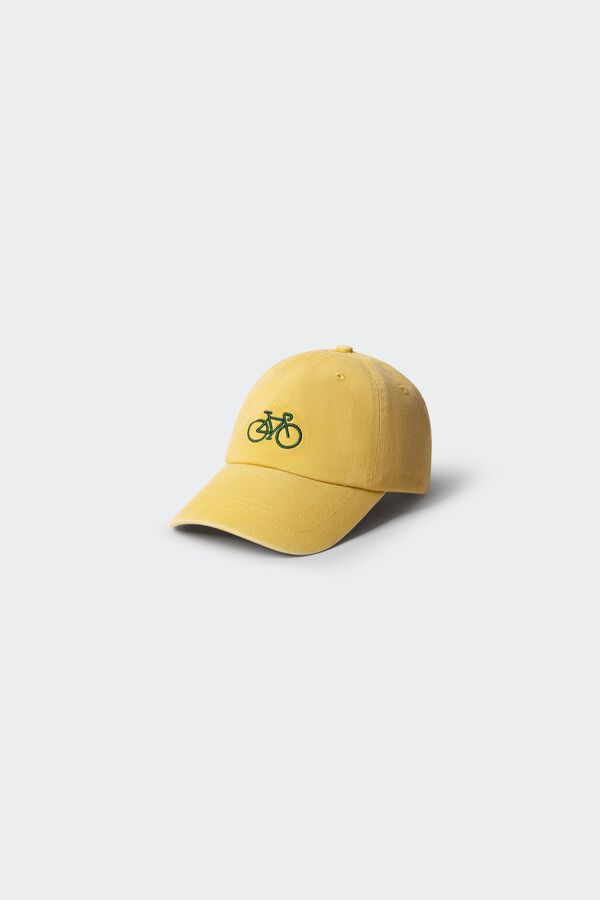 Springfield Kids Gorra logo bordado ni&ntilde;o amarillo