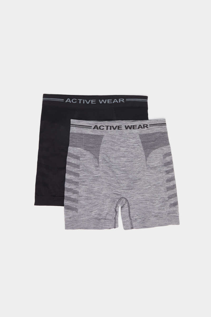 Pack 2 sports seamless boxers