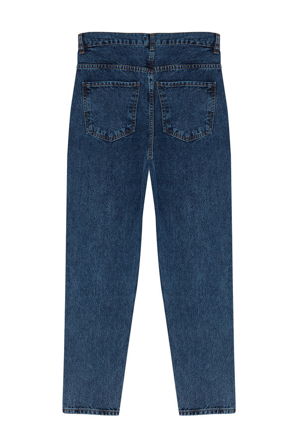 Trendyol Straight leg mid-rise jeans printed