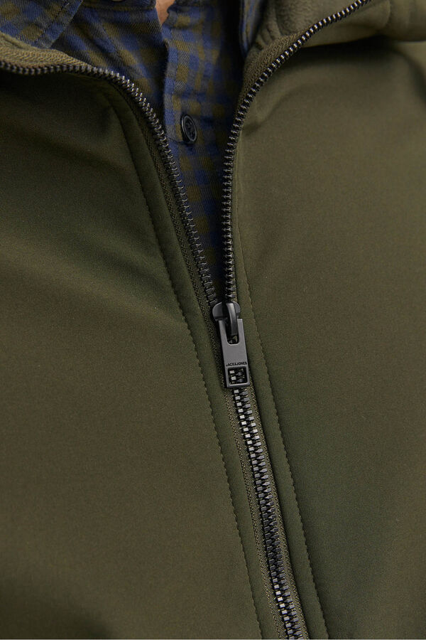 Jack & Jones Softshell jacket with hood green