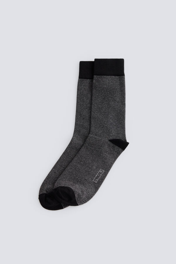 Springfield Grey 3-pack long socks black