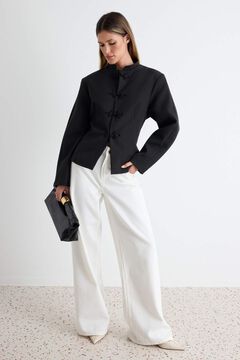 Trendyol Americana corta con corchetes