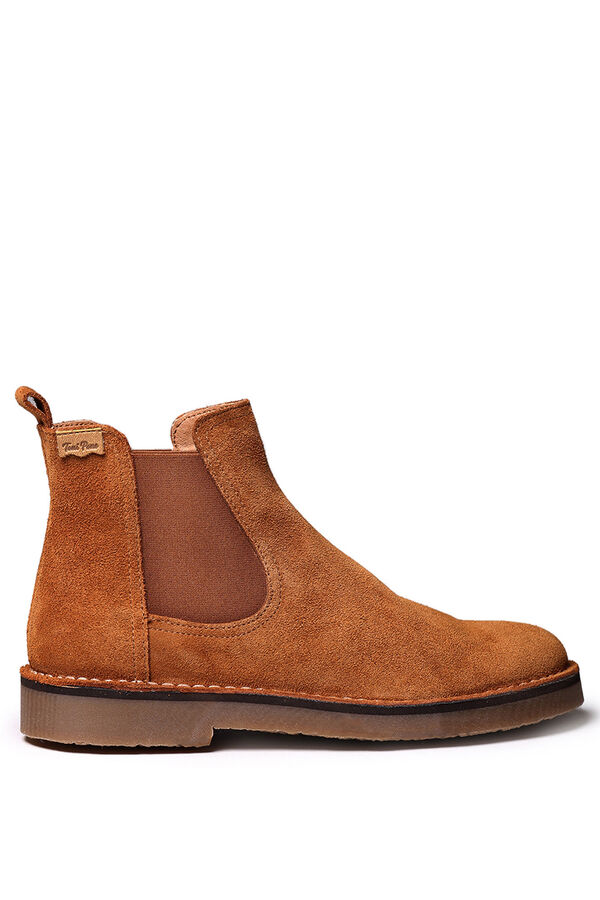 Toni Pons Women's split leather ankle boot in toast mink