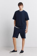 Springfield Fleece Bermuda shorts blue