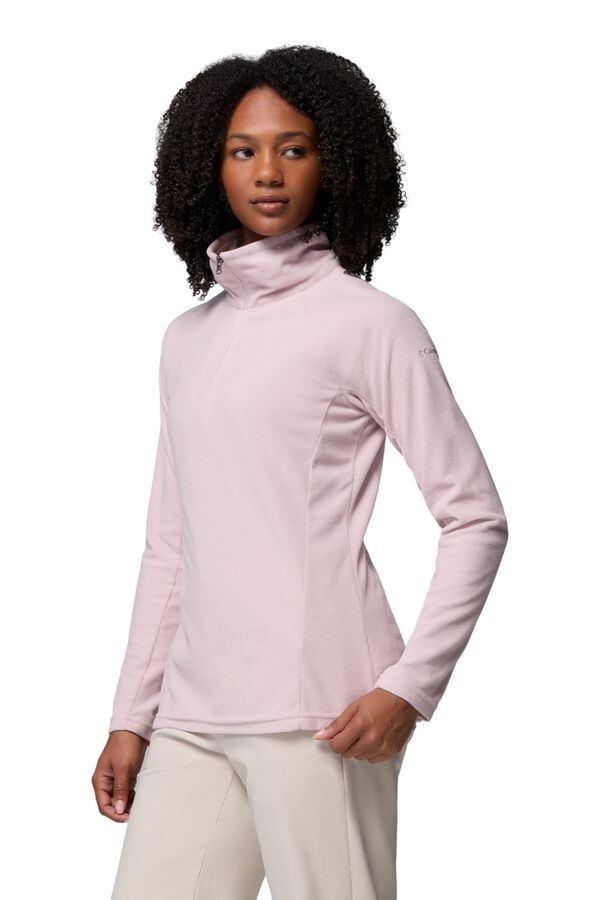 Columbia Fleece half-zip pink