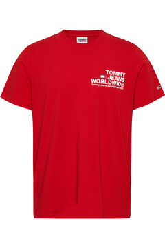 Springfield Camiseta de hombre Tommy Jeans. rojo