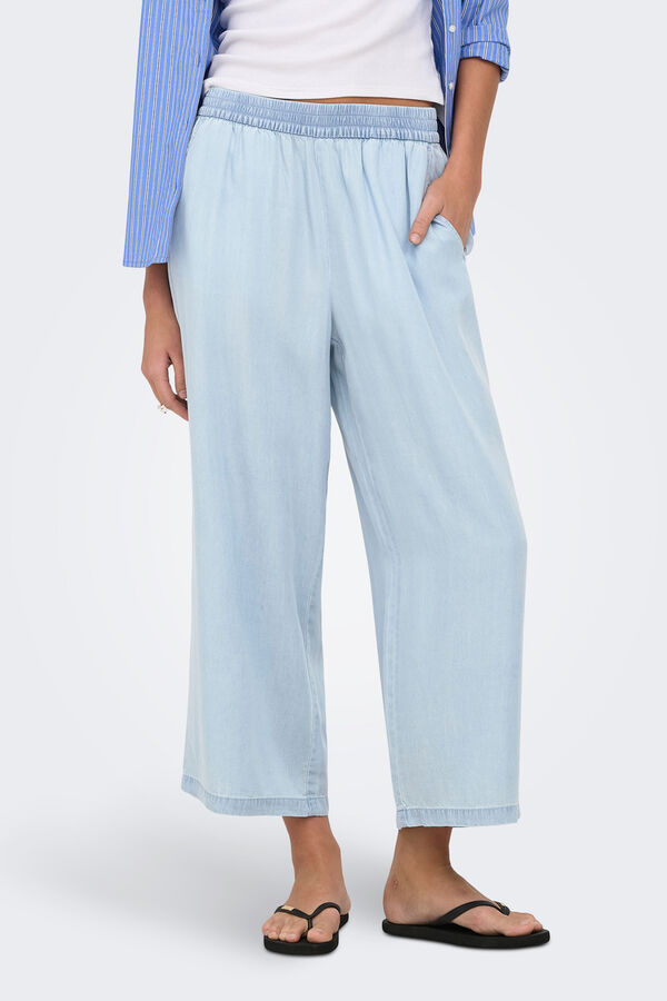 Only Tencel culottes blue