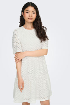 JDY Vestido corto bordado