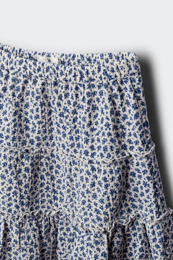 Springfield Kids Cvetna suknja za devojčice Plava