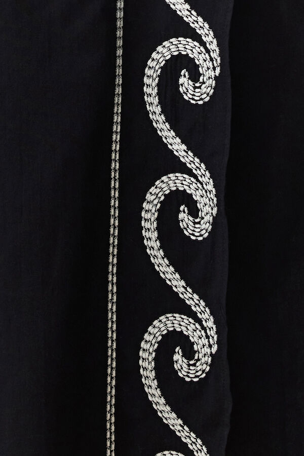 Trendyol Conjunto top asim&eacute;trico y falda negro