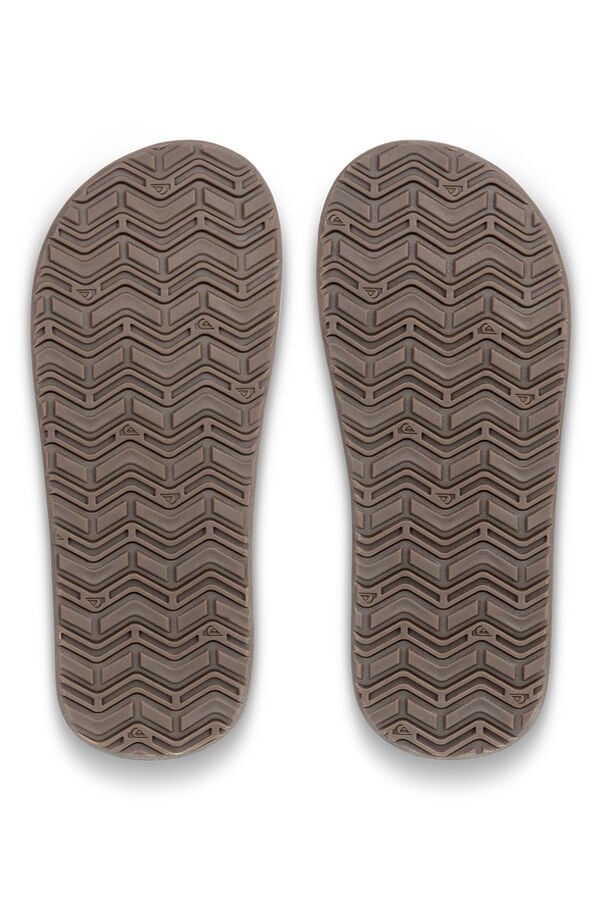 Quiksilver Canvas-Doppelriemen-Sandalen Schwarz
