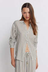 Springfield Wide long trousers beige