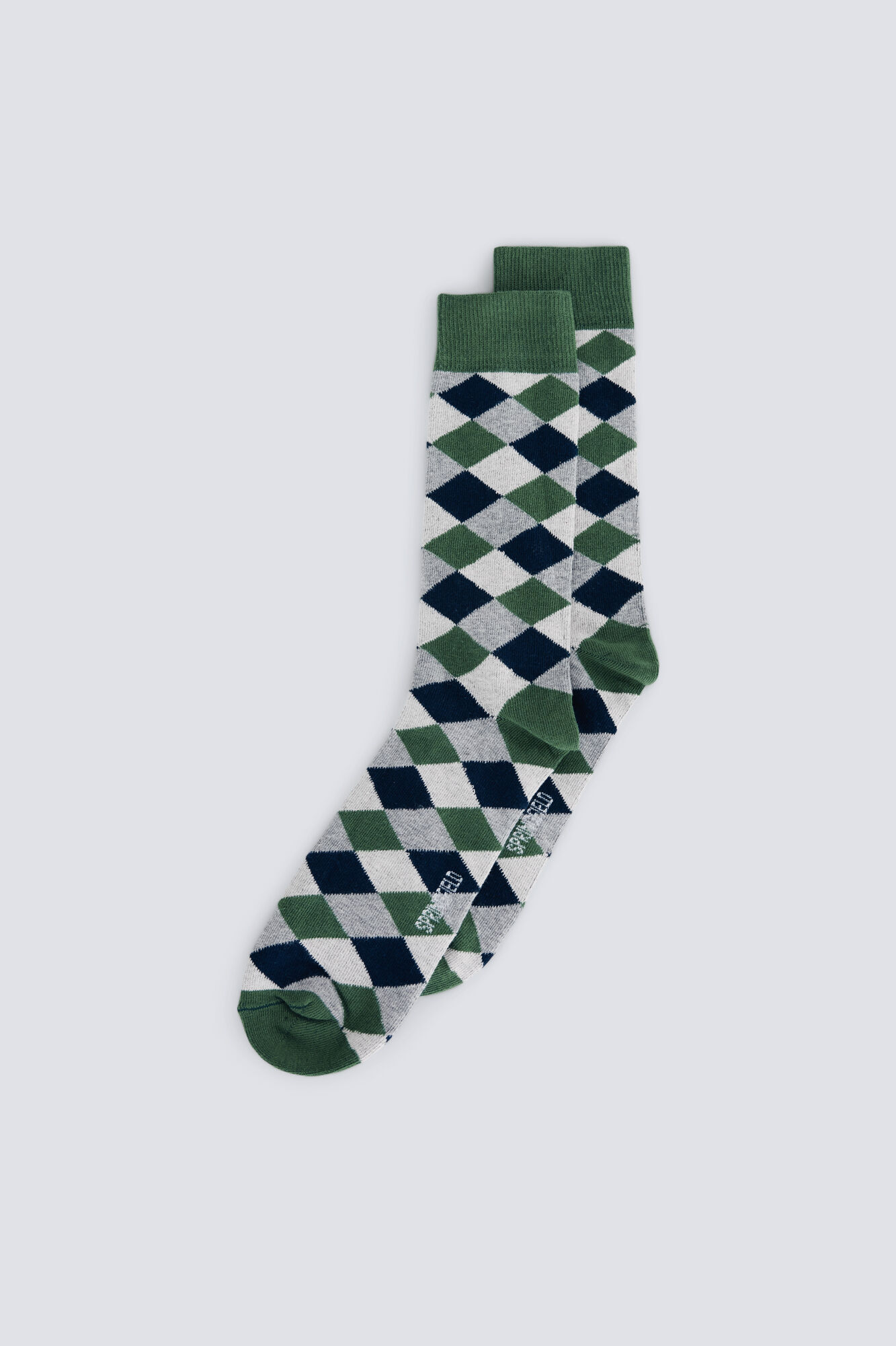 Springfield Diamond-patterned sock
