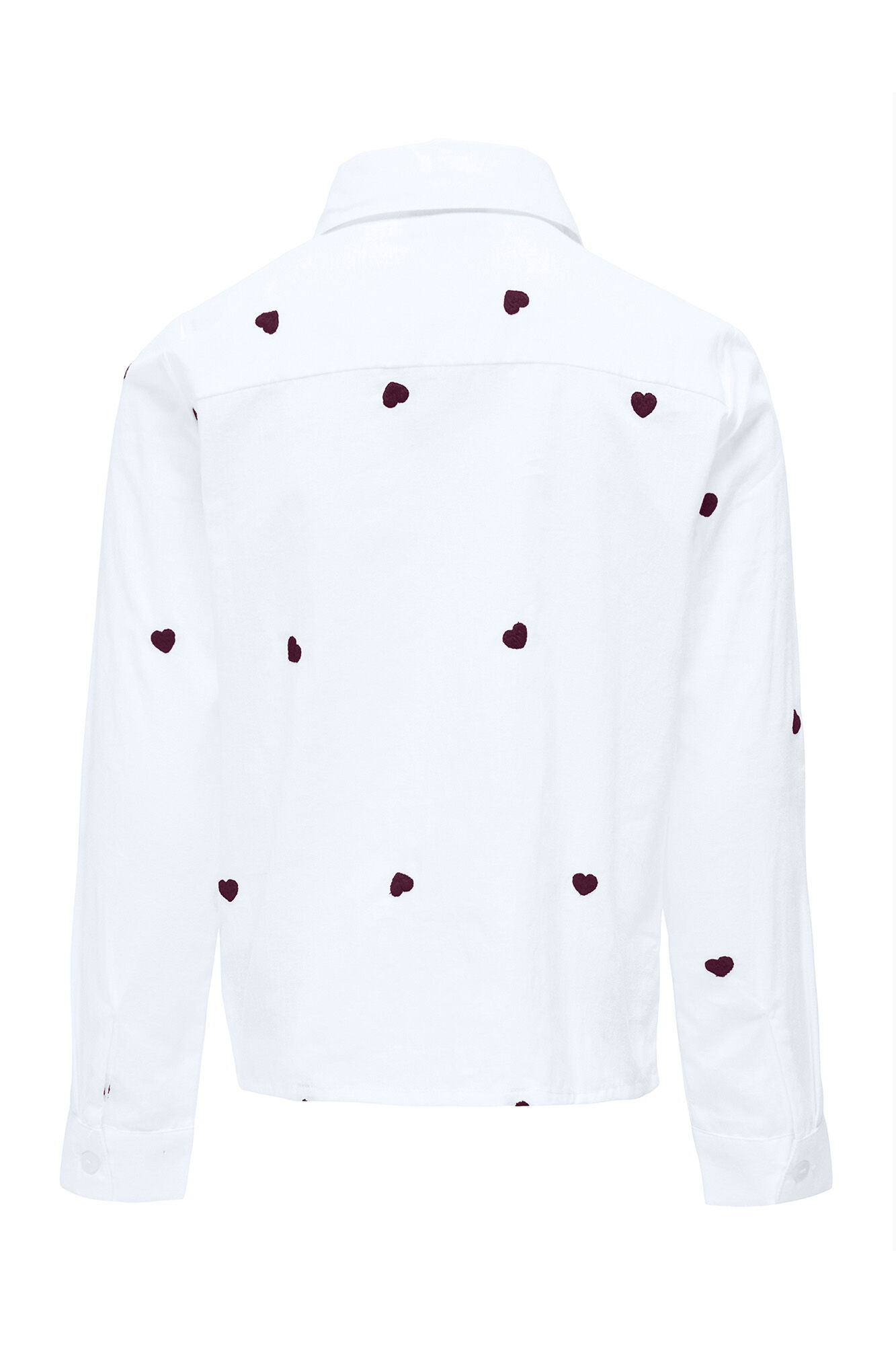 Only Girls Camisa bordado coraz&oacute;n ni&ntilde;a