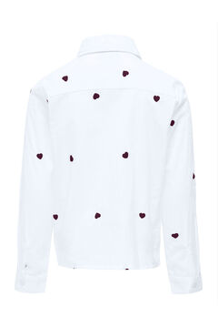 Only Girls Camisa bordado coraz&oacute;n ni&ntilde;a