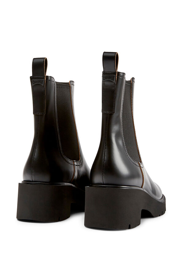 Springfield Women's leather boots with EVA soles. crna