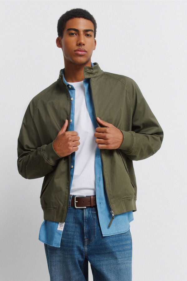 Springfield Cotton jacket printed
